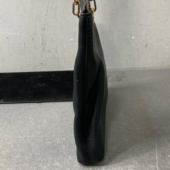 Tory Burch EUC Black Leather w/ Gold-Tone Hardware Shoulder Bag - Picture 8 of 15